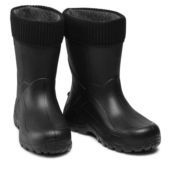 Αντιολισθητικές Γαλότσες Εργασίας με Γούνα Dry Walker | Xtrack Short - Black