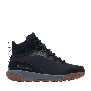 Columbia Burnsider Ανδρικά Ορειβατικά Μποτάκια Αδιάβροχα Μαύρα